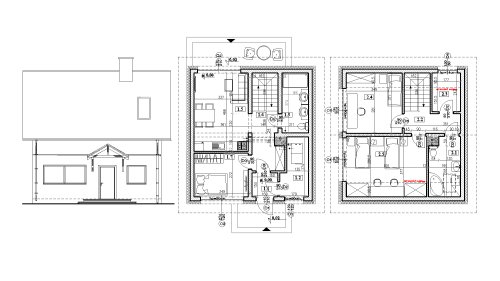 Darmowe Projekty Domów: DOM TENNISPOL 8.0/8.6 Wariant B